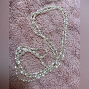 ✨64” High Luster Endless Pearl 7-8 mm Necklace✨